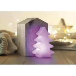 Gift Campaign Abete in plastica personalizzabile che si illumina per decorare Tree></noscript> Gadget Natalizi