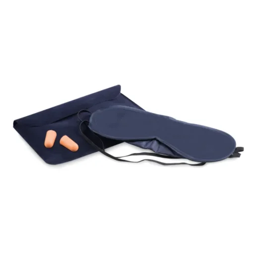 Gift Campaign Accessori da viaggio brandizzati con cuscino tappi e mascherina First Class> Accessori Da Viaggio