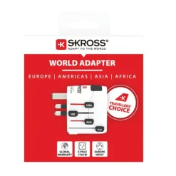 Gift Campaign Adattatore da viaggio universale per oltre 100 destinazioni Skross><noscript><img width=