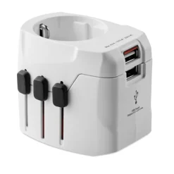 Gift Campaign Adattatore pubblicitario economico Skross Pro Light USB> Accessori Da Viaggio