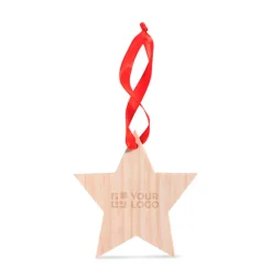 Gift Campaign Addobbo natalizio a forma di stella con logo e nastro rosso Starwood></noscript> Gadget Natalizi