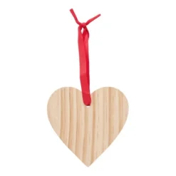 Gift Campaign Addobo natalizio in legno a forma di cuore da appendere Heart> Gadget Natalizi