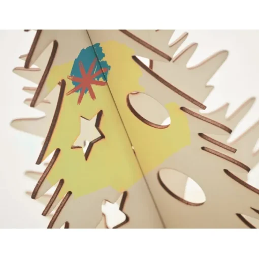 Gift Campaign Albero di Natale in da montare e colorare con logo Paint> Gadget Natalizi