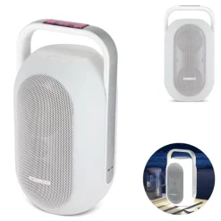 Gift Campaign Altoparlante con luce ambientale multicolore e manico Muse></noscript> Casse Personalizzate