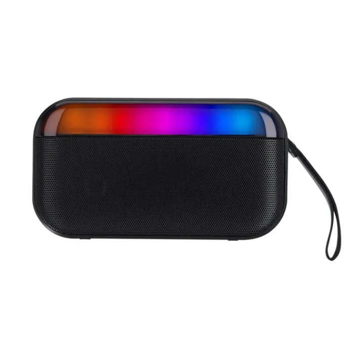 Gift Campaign Altoparlante con manico per il trasporto e luci LED frontali 5W> Casse Personalizzate