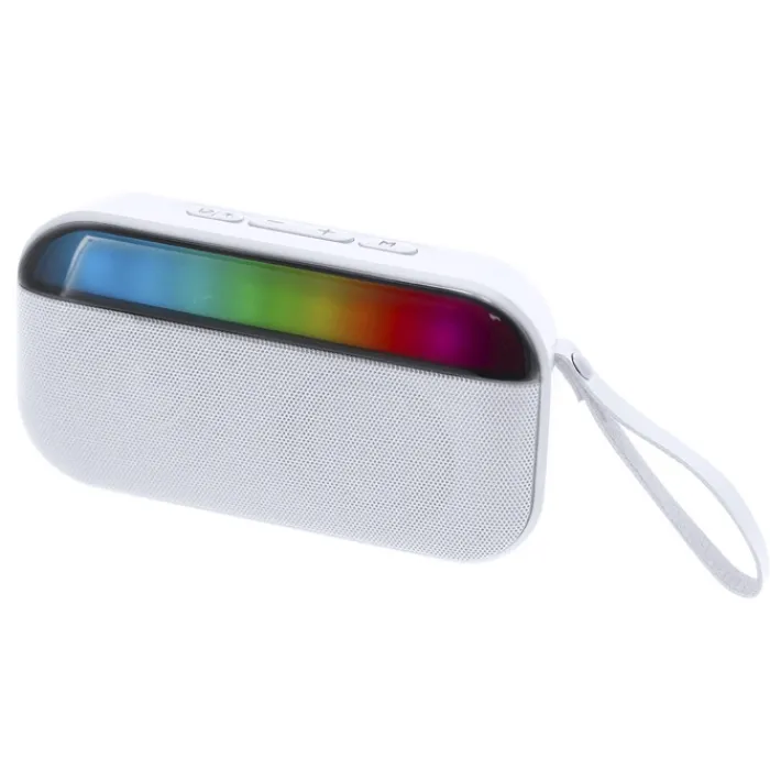 Gift Campaign Altoparlante con manico per il trasporto e luci LED frontali 5W> Casse Personalizzate