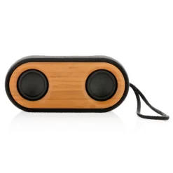 Gift Campaign Altoparlante da 10 W in bambù canapa, cotone organico e RPET WoodStock></noscript> Casse Personalizzate