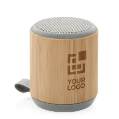 Gift Campaign Altoparlante in bambù e ABS con batteria al litio da 300 mAh Remembers></noscript> Casse Personalizzate