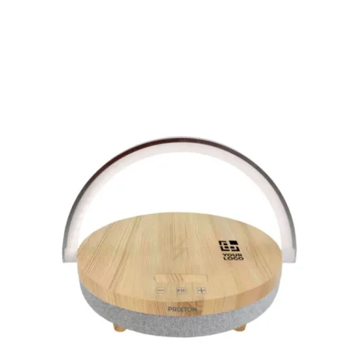 Gift Campaign Altoparlante Prixton da 10W con luce LED e base di ricarica wireless> Casse Personalizzate