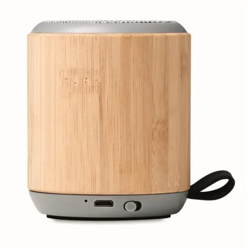 Gift Campaign Altoparlante wireless 5.0 in bambù e ABS con piccolo cinturino Iceland> Casse Personalizzate