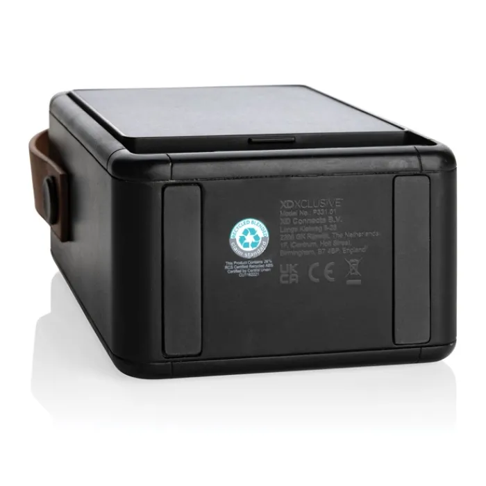 Gift Campaign Altoparlante wireless da12 W con pannello solare incluso e lampada LED> Casse Personalizzate