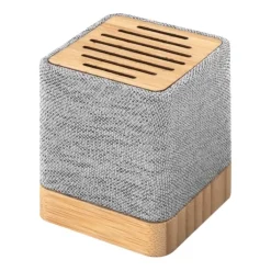 Gift Campaign Altoparlante wireless in bambù e poliestere RPET da 3W> Casse Personalizzate