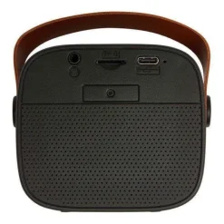 Gift Campaign Altoparlante wireless in plastica riciclata con cinturino in pelle 3W><noscript><img width=
