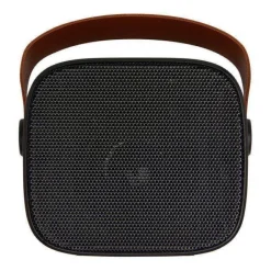Gift Campaign Altoparlante wireless in plastica riciclata con cinturino in pelle 3W><noscript><img width=