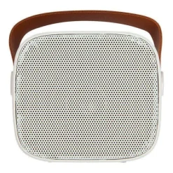 Gift Campaign Altoparlante wireless in plastica riciclata con cinturino in pelle 3W><noscript><img width=