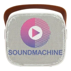 Gift Campaign Altoparlante wireless in plastica riciclata con cinturino in pelle 3W><noscript><img width=