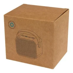 Gift Campaign Altoparlante wireless in plastica riciclata con cinturino in pelle 3W><noscript><img width=