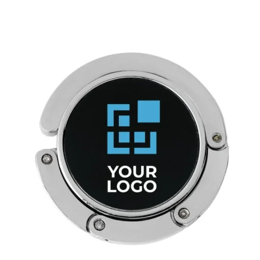 Gift Campaign Appendi borsa da tavolo rotondo in lega di zinco personalizzato HangOn> Gadget Per Parrucchieri|Appendi Borse