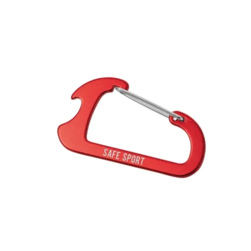 Gift Campaign Apribottiglie promozionale a forma di moschettone d'alluminio AluClip> Apribottiglie Personalizzati