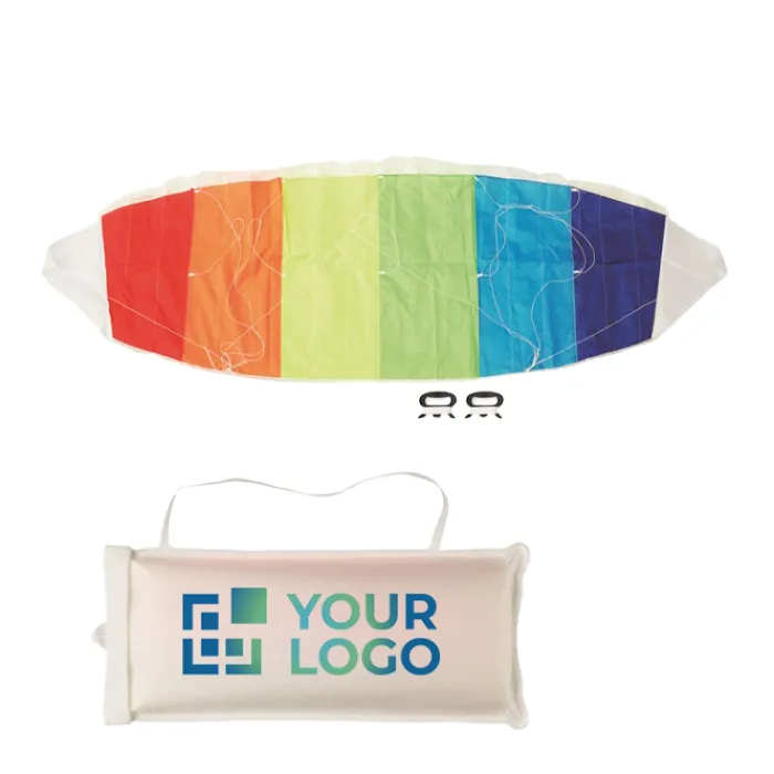 Gift Campaign Aquilone colori arcobaleno in sacchetto a tracolla con logo Rainbow> Giochi E Passatempo