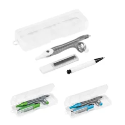 Gift Campaign Astuccio rigido con compasso, portamine e 10 mine da 0.5 College></noscript> Astucci