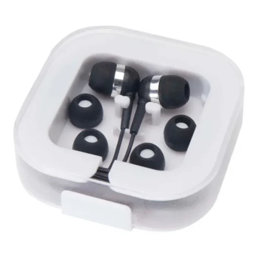 Gift Campaign Auricolari confortevoli USB C con custodia in plastica riciclata> Auricolari Personalizzati