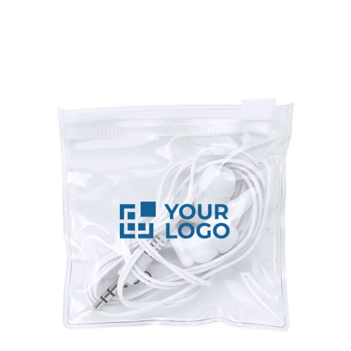 Gift Campaign Auricolari di vari colori con connettore Jack 3.5mm> Auricolari Personalizzati