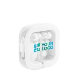 Gift Campaign Auricolari in ABS con microfono e due paia di adattatori in silicone></noscript> Auricolari Personalizzati