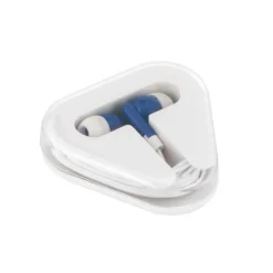 Gift Campaign Auricolari promozionali con cavetto in astuccio triangolare Bass></noscript> Auricolari Personalizzati