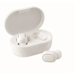 Gift Campaign Auricolari senza fili personalizzati con logo in ABS riciclato Ring> Auricolari Personalizzati