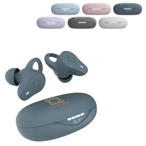 Gift Campaign Auricolari sportivi in custodia ovale Fresh 'n Rebel> Auricolari Personalizzati