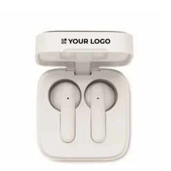 Gift Campaign Auricolari TWS 5.3 con microfono e scatolina in ABS con dettaglio nero><noscript><img width=