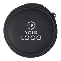 Gift Campaign Auricolari wireless da personalizzare con custodia rotonda Zipper Case><noscript><img width=