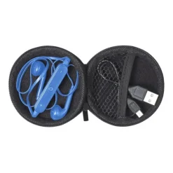 Gift Campaign Auricolari wireless da personalizzare con custodia rotonda Zipper Case><noscript><img width=