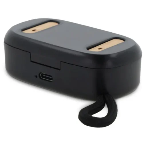 Gift Campaign Auricolari wireless in ABS con dettagli in bambù con custodia abbinata> Auricolari Personalizzati