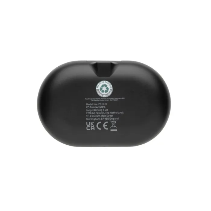 Gift Campaign Auricolari wireless in ABS riciclato con microfono per chiamate BT 5.3> Auricolari Personalizzati