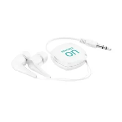 Gift Campaign Auricolati promozionali retraibili in sacchettino di tnt Compact> Auricolari Personalizzati