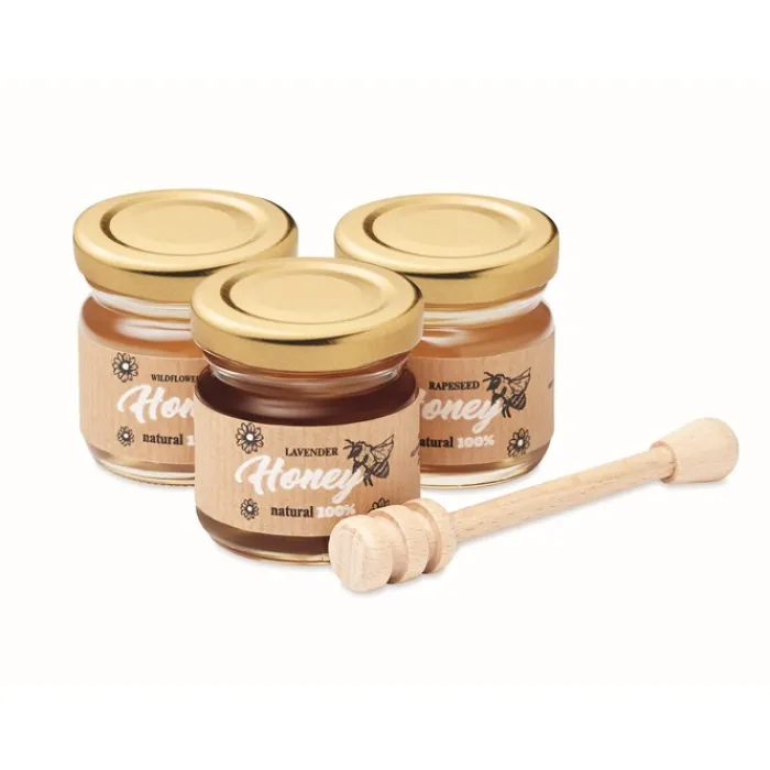 Gift Campaign Barattolini con 3 tipologie di miele differente da 50g ciascuno Diverse> Altri Utensili Da Cucina