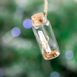 Gift Campaign Barattolino dei desideri da appendere in vetro con stelline Christmas></noscript> Gadget Natalizi