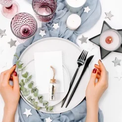 Gift Campaign Barattolino dei desideri da appendere in vetro con stelline Christmas></noscript> Gadget Natalizi