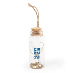 Gift Campaign Barattolino dei desideri da appendere in vetro con stelline Christmas></noscript> Gadget Natalizi