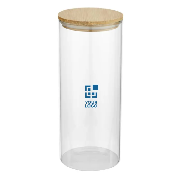 Gift Campaign Barattolo di grandi dimensioni in vetro con coperchio in bambù da 940ml> Altri Utensili Da Cucina