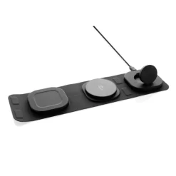 Gift Campaign Base di ricarica wireless a fascia pieghevole con 3 caricatori></noscript> Caricabatterie