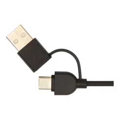 Gift Campaign Base di ricarica wireless con cavo 2 in 1 in plastica riciclata 15W></noscript> Caricabatterie