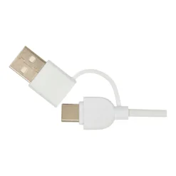 Gift Campaign Base di ricarica wireless con cavo 2 in 1 in plastica riciclata 15W></noscript> Caricabatterie