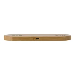 Gift Campaign Base ricarica per 2 cellulari wireless personalizzata in Bambú></noscript> Caricabatterie