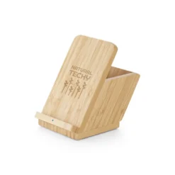 Gift Campaign Base ricarica personalizzata con supporto e portapenne in bambù Desk></noscript> Caricabatterie|Gadget Per L'Ufficio