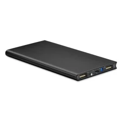 Gift Campaign Batteria esterna con logo da 8000mAh in alluminio Powercard Extra> Power Bank Personalizzati