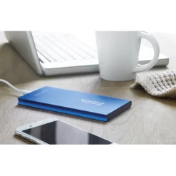 Gift Campaign Batteria esterna con logo da 8000mAh in alluminio Powercard Extra><noscript><img width=