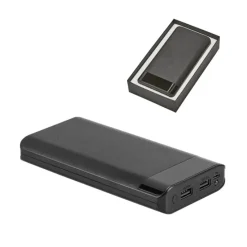 Gift Campaign Batteria portatile promozionale da 16.000 mAh Powerbank Black></noscript> Power Bank Personalizzati